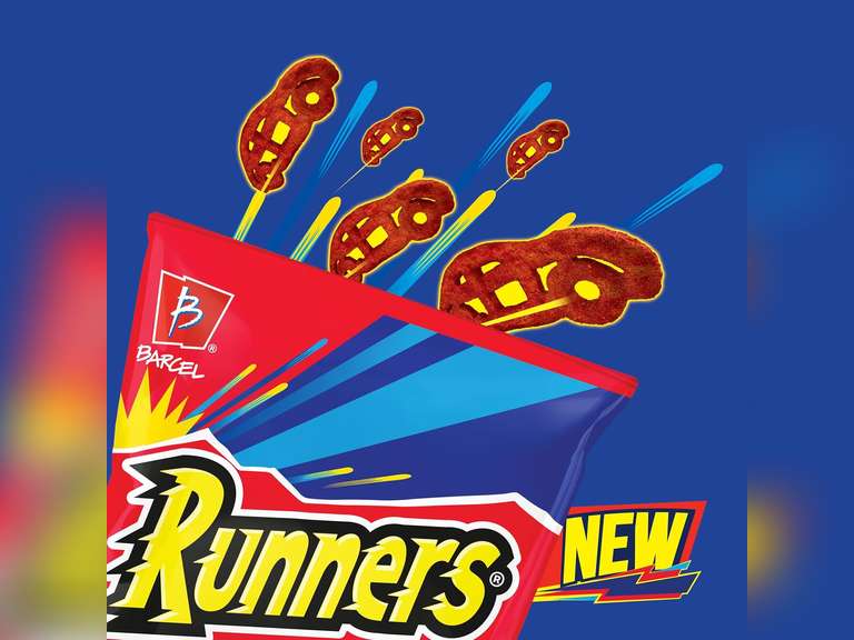 Barcel Runners 20 ct, 4 oz Snack Size Case, Chili Pepper & Lime Flavored Spicy Corn Snacks Best by 05/25 40
