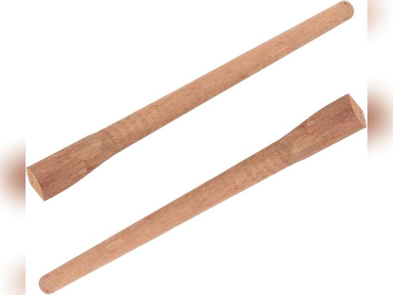 Housoutil 2PCS Axe Handle Replacement, Wood Hatchet Handles, Wood Tool Hatchet Handle Replacement for Camp Axe Accessory Hammer Handle 19