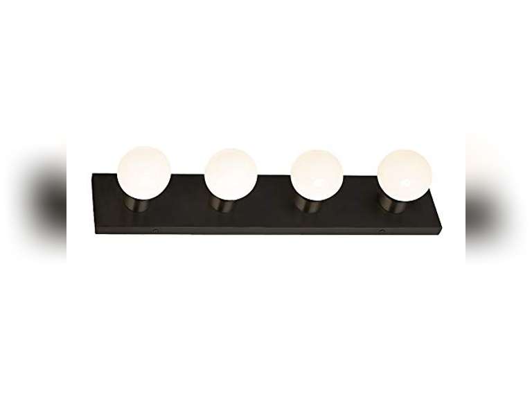 Design House 588574-BLK Contemporary Indoor Vanity Strip Dimmable for Bathroom, Bedroom, Powder, 4, color gold 67