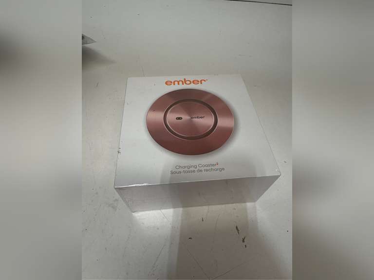 Ember Charging Coaster 2, Wireless Charging for Use with Ember Temperature Control Smart Mug, Rose Gold 40