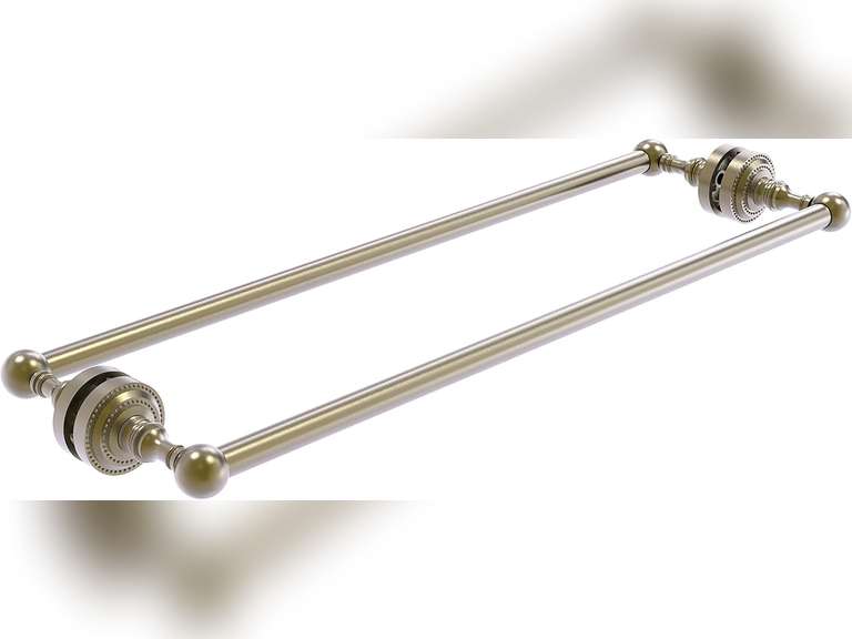 (Similar)Allied Brass DT-41-BB-24 Dottingham Collection 24 Inch Back Shower Door Towel Bar, Antique Brass 319