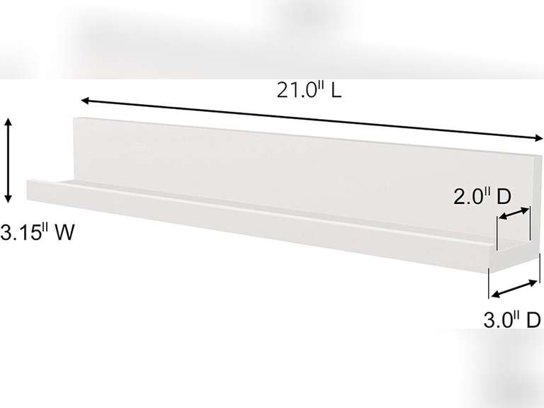 Command Picture Ledge Quartz HOM21Q, One Size 20