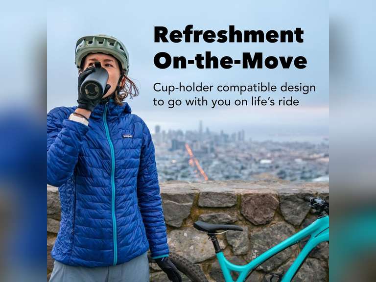 MiiR Flip Traveler 16oz - Double-Wall Vacuum Insulated with Leakproof Flip Lid, BPA-Free Stainless Steel Construction, Insulated Tumbler for Hot or Cold Drinks 33
