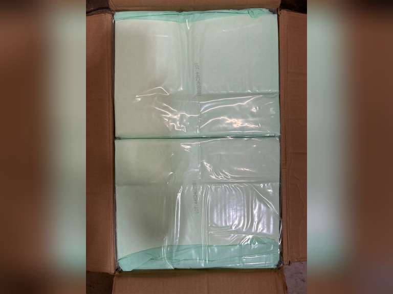 Medline Industries MSC282070LB Protection Plus Polymer Underpads, Super Absorbency, 36-Inch X 36-Inch, Green (Pack of 50) 49