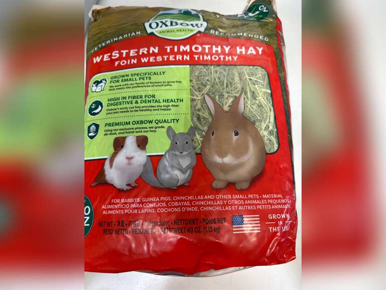 Oxbow Pet Products Western Timothy Hay Small Animal Food, 40 oz. ( open package) 18