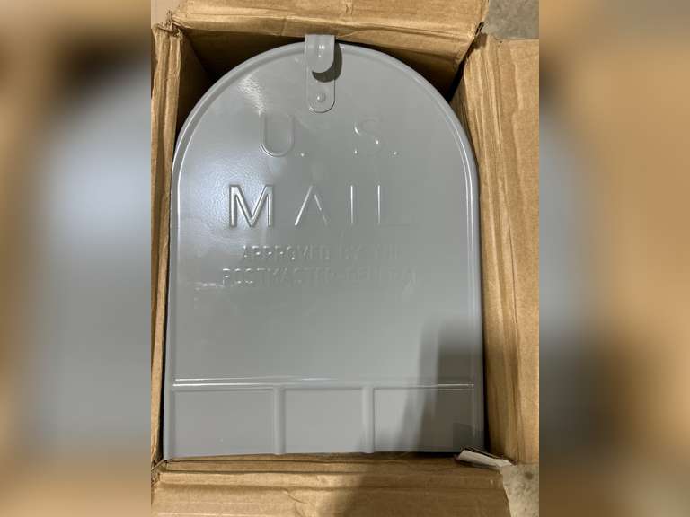 Gibraltar ST2000AM Stanley Post-Mount Mailbox, XL, Gray Steel - Quantity 1 93