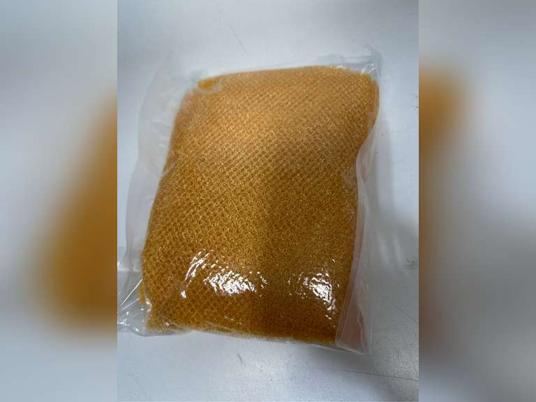UJFQBH 3 Pieces African Bath Sponge African Net Long Net Bath Sponge Exfoliating Shower Body Scrubber Back Scrubber Skin Smoother,Great for Daily Use (Yellow,Yellow,Yellow) 9