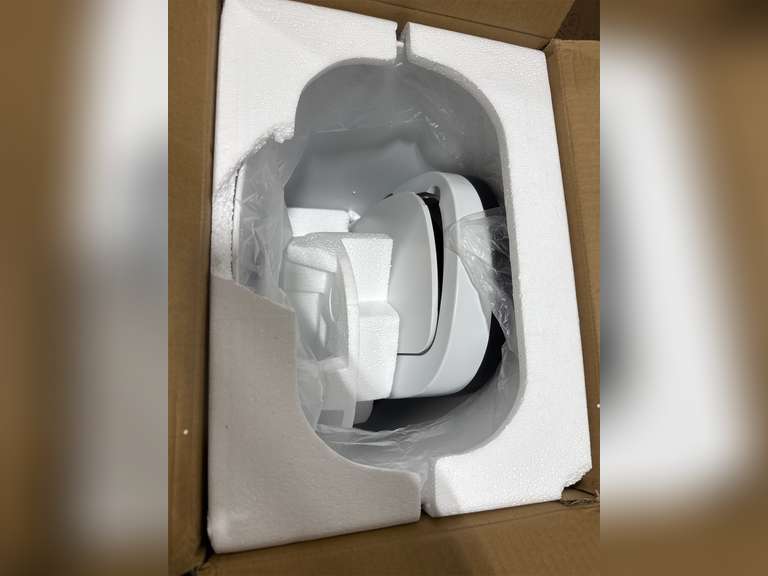 Furniture of America Verbena 13 Gallon Metal Household Trash Can Motion Sensor Lid for Kitchen, White 97