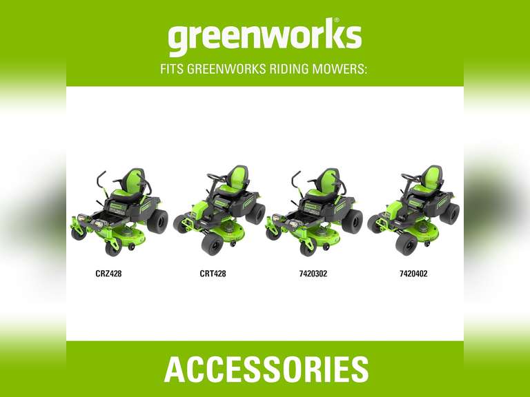 Greenworks 7509002 Lawn Mower Accessory, Black 79