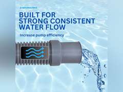 SWIMLINE HYDROTOOLS Pool Pump Filter Connection Hose W/Cuff | 1.5 Inch X 3 Foot | Heavy-Duty Flexible, Durable & Leakproof | Chemical & UV Resistant | for Above Ground Pools Skimmer Filters & Pumps 19