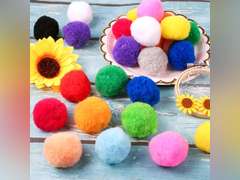 Pllieay 2 Inch Very Large Assorted Pom Poms Arts and Crafts for DIY Creative Crafts Decorations 13