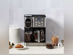 Cuisinart Coffee Maker, 12-Cup Glass Carafe, Automatic Hot & Iced Coffee Maker, Single Server Brewer, Stainless Steel, SS-16 171