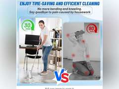 Tornado Scrub Electric Power Scrubber, 360 Rotating Brush, USB Rechargeable, IPX6 Waterproof, Multi-Brush Attachments 30