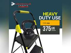 Louisville Ladder 2 Step Ladder, Step Stool with Anti-Slip Pedal, L-4461-02 126