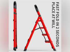 Step Ladder 3 Step Ladder Folding Step Stool,3 Step Stool with Anti-Slip and Wide Pedal,Portable Foldable Step Ladder with Handgrip 550 lbs Capacity Step Stool 33