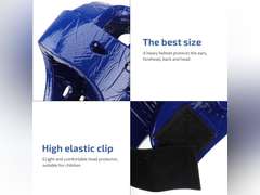 Sosoport Sparring Headgear Taekwondo Helmet Absorbant Kickboxing Player Head Shield Air Vented Kickboxing Head Shield for Youth 27