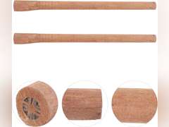 Housoutil 2PCS Axe Handle Replacement, Wood Hatchet Handles, Wood Tool Hatchet Handle Replacement for Camp Axe Accessory Hammer Handle 19