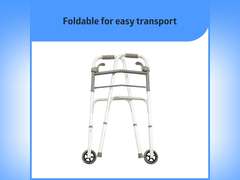 Medline Folding, Paddle Walker, 5" Wheels 40