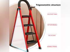 Step Ladder 3 Step Ladder Folding Step Stool,3 Step Stool with Anti-Slip and Wide Pedal,Portable Foldable Step Ladder with Handgrip 550 lbs Capacity Step Stool 33