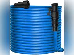 75FT Garden Hose, Water Hose, SPUAE Elastic Garden Hose with 3/4" Fittings, Triple-layer Core, Garden Hose Useful House Gifts for Outdoor Lawn Car Watering Plants 32
