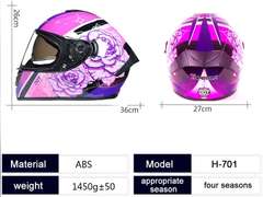 Full Face Motorcycle Helmet DOT Approved Motorbike Moped Street Bike Racing Crash Helmet, Men and Women 75