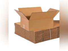 BOX USA B16126 Flat Corrugated Boxes, 16"L x 12"W x 6"H, Kraft (Pack of 25) 39.99