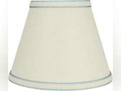 Aspen Creative White, 58909 Transitional Hardback Empire Shape UNO Construction Lamp Shade, 9" Wide (5" x 9" x 7") 45