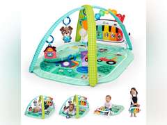 Baby Einstein Farm Explorers 4-in-1 Kickin Tunes Musical Meadow Music & Language Discovery Gym, Ages 0 Months and Up 50