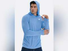 TELALEO 3/2 Pack Men's UPF 50+ Sun Protection Lightweight Hoodie Performance Long Sleeve SPF UV Shirt for Fishing Running size XL 33