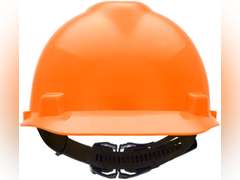 MSA V-Gard Cap Style Safety Hard Hat Suspension | Polyethylene Shell, Superior Impact Protection, Self Adjusting with Crown Straps | 1-Touch Suspension 20