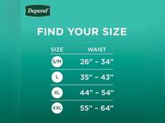 Depend Fresh Protection Adult Incontinence Underwear for Men, Disposable, Maximum, Extra-Large, Grey, 26 Count, Packaging May Vary 21