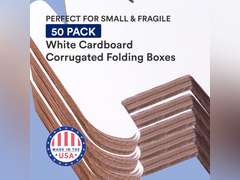 BOX USA BM1264 12"L x 6"W x 4"H, White (Pack of 50) 133
