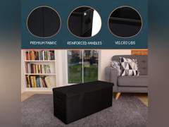 Similar model see pictures. Extra Large Toy Storage Organizer with Lid - Sturdy, Collapsible Toy Chest Storage Box Design - Toys Bin with Dividers for Kids, Nursery, Bedroom, Playroom 37