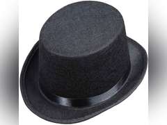 Rhode Island Novelty Deluxe Black Magician Butler Formal Costume Top Hat, One Per Order 6