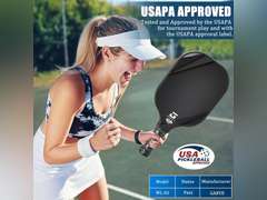 GARYE Pickleball Paddles Set of 4, Carbon Fiber Pickle Ball Paddle, USAPA Approved Lightweight Rackets 4 Pack for Adults and Teenagers, Includes 6 Balls, 1 Bag, and 4 Grip Tapes. 63