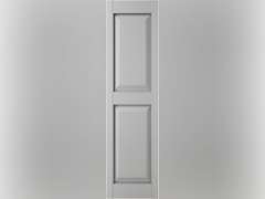 Ekena Millwork Lifetime Vinyl LP2S14X03900PG Standard Two Equal Panel Vinyls, Raised Panel Vinyl Shutters, w/Installation Shutter-Lok's & Matching Screws (Per Pair), 14 3/4"W x 39"H, Paintable 86