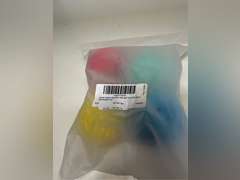 iPettie Summer Floating Dog Ball, Squeaky Water Fetch Toy, Waterproof Rubber Chew Ball, BPA Free, Colorful, 4 Sets, 2.5" 17