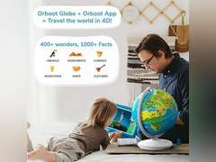PlayShifu Educational Globe for Kids - Orboot Earth (Globe + App) Interactive AR World Globe | 400 Wonders, 1000+ Facts | STEM Toy Gifts for Kids 4-10 Years | No Borders, No Names on Orboot Globe 82