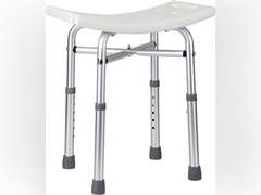 Shower Bench, Indoor Shower Chair with Adjustable Leg, Shower Seat for Elderly and Disabled, Toolless Shower Stool, 350 Pounds Bear Capacity, 32