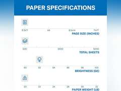 Hammermill Printer Paper, 20 lb Copy Paper, 8.5 x 11 - 1 Ream (500 Sheets) - 92 Bright, Made in the USA 10