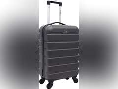 Wrangler Hardside Carry-on Spinner Luggage, Charcoal Grey, Carry-On 20-Inch, Hardside Carry-on Spinner Luggage 62