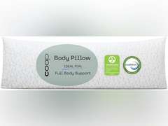 Coop Home Goods Original Body Pillow, Adjustable Body Pillows for Adults, 20x 54 Long Pillow for Bed, Back, Shoulder, Hip & Knee Side Sleeper Pillows for Adults with Memory Foam & Washable Cover 99