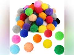 Pllieay 2 Inch Very Large Assorted Pom Poms Arts and Crafts for DIY Creative Crafts Decorations 13