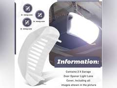 2 Pcs 108D79 Garage Door Opener Light Lens Cover Compatible with Belt Or Ch-ain Drive Operator K108D0079M, Light Lens Cover 20