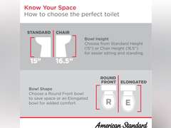 American Standard H2Optimum Two-Piece Toilet with Slow-Close Seat and Wax Ring, Elongated Front, Left Hand Flush, White, 1.1 gpf 253