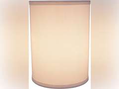 Aspen Creative 31279A Transitional Drum (Cylinder) Shaped Spider Construction Lamp Shade in White 8" Wide (8" x 8" x 11") 47