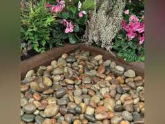 VINICS 40lbs Large River Rocks for Landscaping, 2-3 Inch Natural Unpolished Bulk Pebbles, Hand-Picked Premium Stones for Garden Design Fish Tank, Flower Pots, Pathways and Backyard, Mixed Color 98