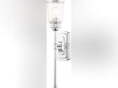 Livex Lighting Lawrenceville 1 Light Wall Sconce Polished Chrome Finish 214