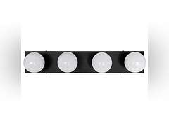 Design House 588574-BLK Contemporary Indoor Vanity Strip Dimmable for Bathroom, Bedroom, Powder, 4, color gold 67