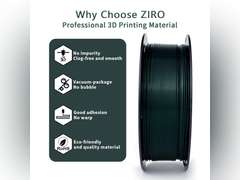 ZIRO Glitter PLA Filament 1.75mm, 3D Printer Filament Subtle Sparkle PLA, Mystical Series 2.2lbs Spool, Fit Most FDM 3D Printers, Midnight Green 23